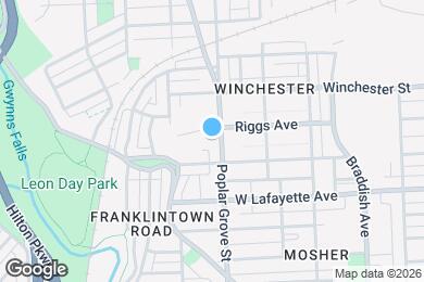 Map image of the property - 1026 Poplar Grove St