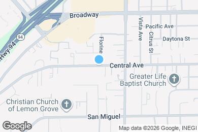 Map image of the property - 7097 Central Ave