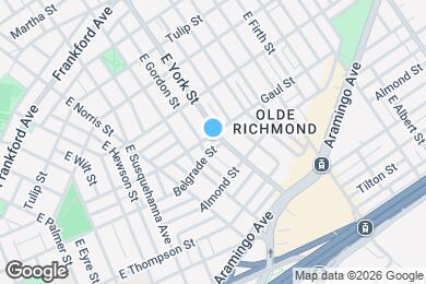 Map image of the property - 2504 E York St
