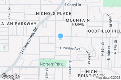 Map image of the property - Montecito Apartments