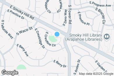 Map image of the property - 18475 E Crestline Cir