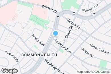 Map image of the property - 1500 Commonwealth Ave