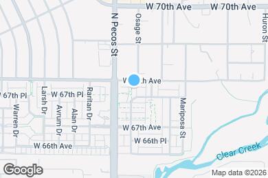 Map image of the property - 6793 Navajo Way