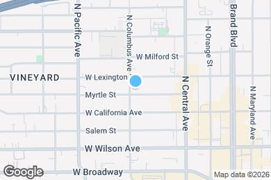 Map image of the property - 373 Myrtle St