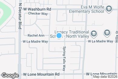 Map image of the property - 4416 W La Madre Way