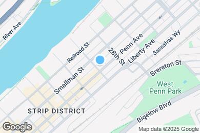 Map image of the property - 2703 Penn Ave