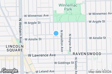 Map image of the property - 2150 W Ainslie St