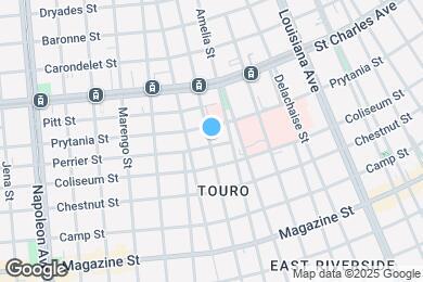 Map image of the property - 1305 Peniston St