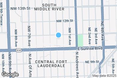 Map image of the property - 1034 NW 3rd Ave