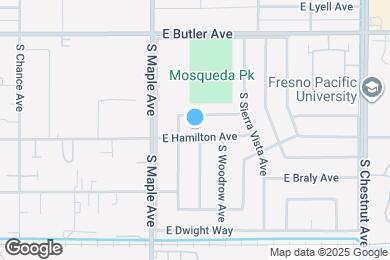 Map image of the property - 4639 E Hamilton Ave