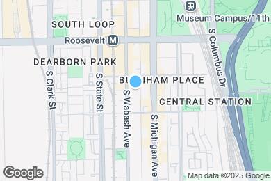 Map image of the property - 1315 S Wabash Ave