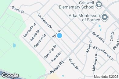 Map image of the property - 423 Southlake Dr