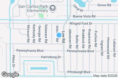 Map image of the property - 17429 Arizona Rd