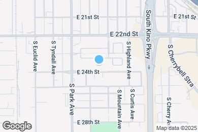 Map image of the property - 1021 E 24th St