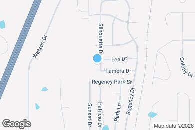 Map image of the property - 1404 Silhouette Dr