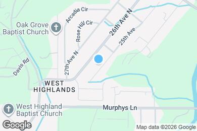 Map image of the property - 1032 25th Ave
