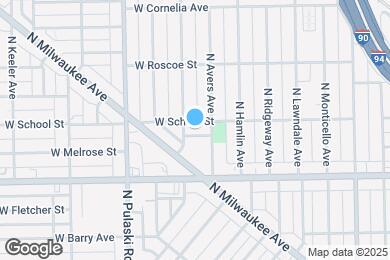 Map image of the property - 3849 W School St