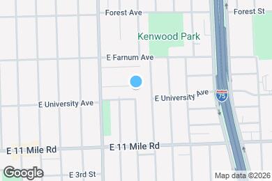 Map image of the property - 1820 Taylor Ave