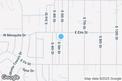 Map image of the property - 1033 S 5th St