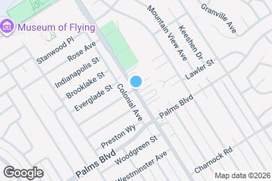 Map image of the property - 3422 S Centinela Ave