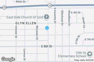 Map image of the property - 527 Harrison St