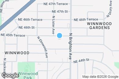 Map image of the property - 4819 NE 45th Terrace
