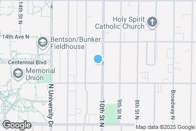 Map image of the property - 1318 10th St N