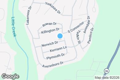 Map image of the property - 40 Norwich Dr