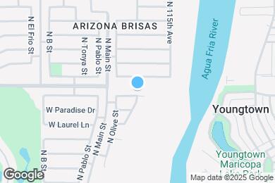 Map image of the property - 11502 W Shaw Butte Dr