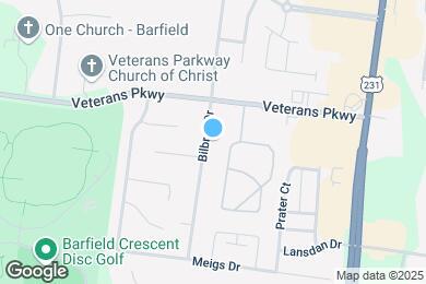 Map image of the property - 3123 Bilbrey Dr