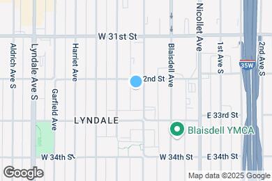Map image of the property - 3212 Pillsbury Ave S