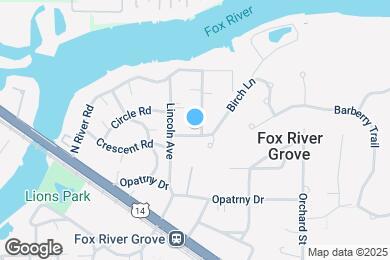 Map image of the property - 118 Harding Ave
