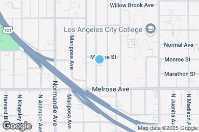 Map image of the property - 754 N Kenmore Ave