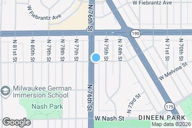 Map image of the property - 7527 W Melvina St