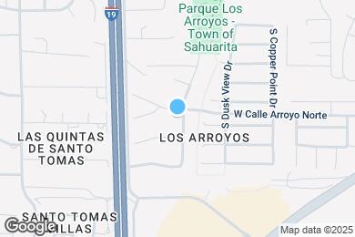 Map image of the property - 18362 S Avenida Arroyo Seco