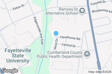 Map image of the property - 1211 West Dr