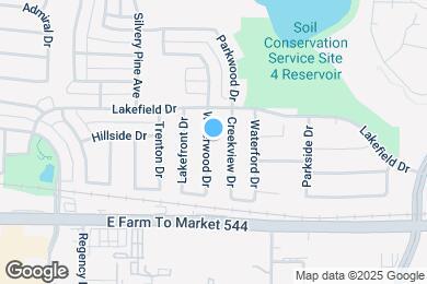 Map image of the property - 202 Waterwood Dr