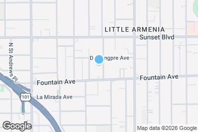 Map image of the property - 1333 N Kingsley Dr