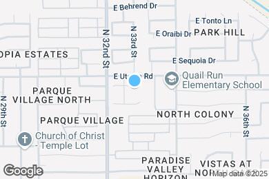 Map image of the property - 3245 E Kristal Way