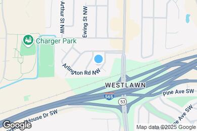 Map image of the property - 4108 Arlington Rd NW
