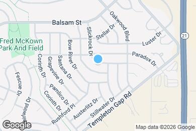 Map image of the property - 5145 Slickrock Dr