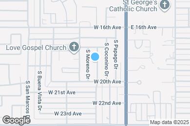 Map image of the property - 1904 S Apache Dr