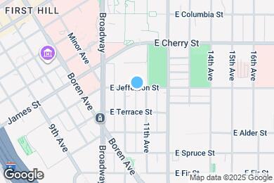 Map image of the property - 1015 E Jefferson St