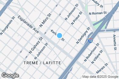 Map image of the property - 1435 N Prieur St