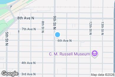 Map image of the property - 905 6th Ave N