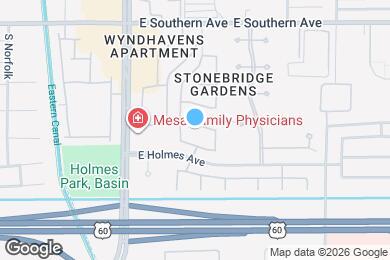 Map image of the property - 4527 E Hampton Ave