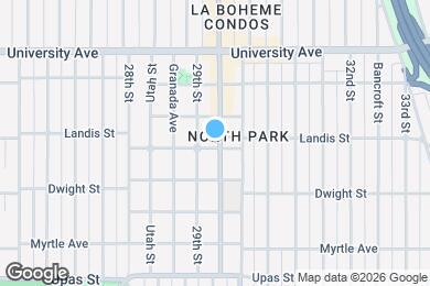 Map image of the property - 3704-3708 30th St