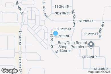 Map image of the property - 5040 SE 30th St