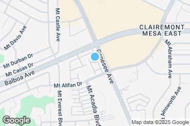 Map image of the property - 5397 Balboa Ave