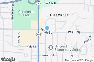 Map image of the property - 2020 W 9th St